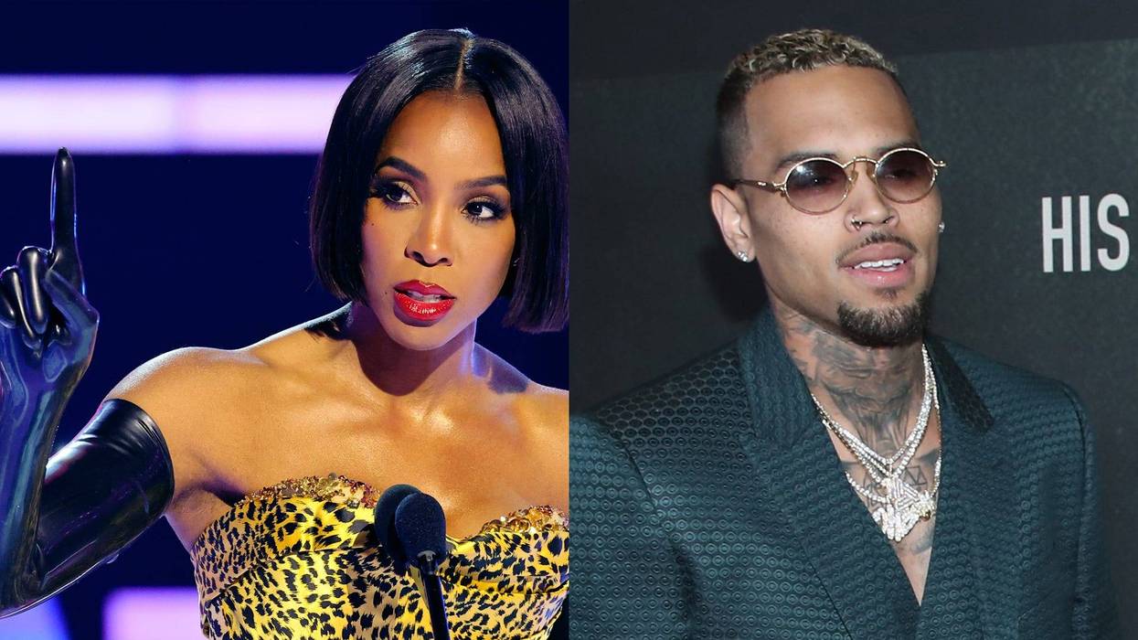 Kelly Rowland and Chris Brown