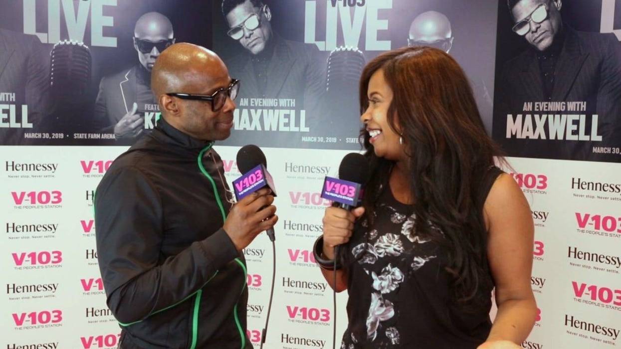 KEM and Ramona DeBreaux at V103 Live