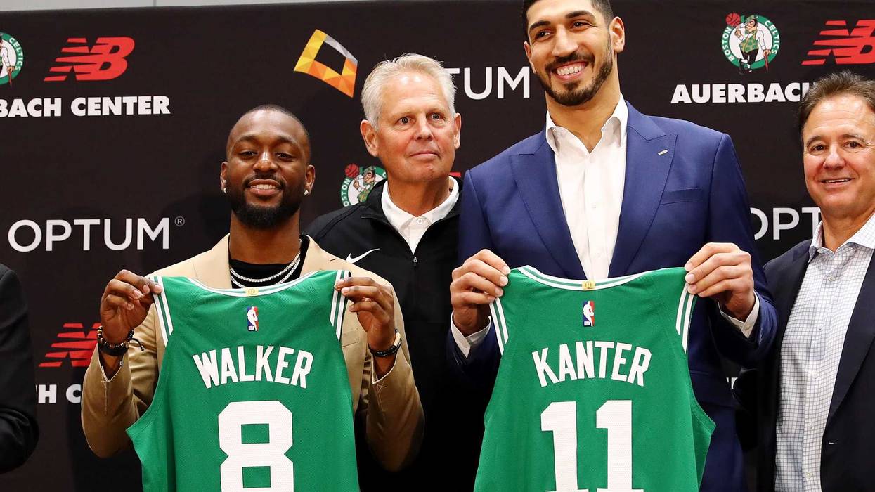 Kemba Walker and Enes Kanter