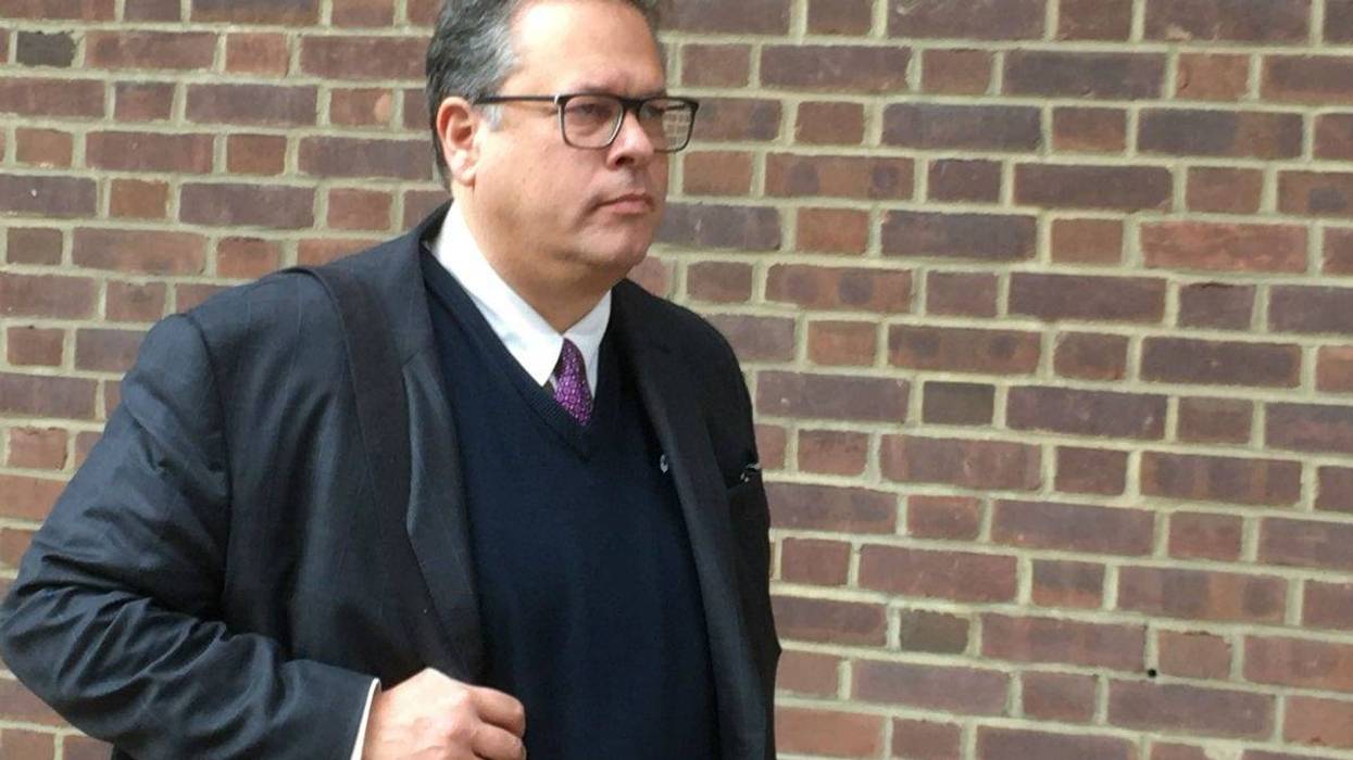 Ken Smukler outside the federal courthouse in Philadelphia
