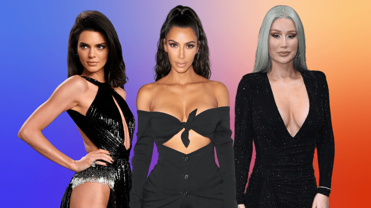 Kendall Jenner, Kim Kardashian and Iggy Azalea