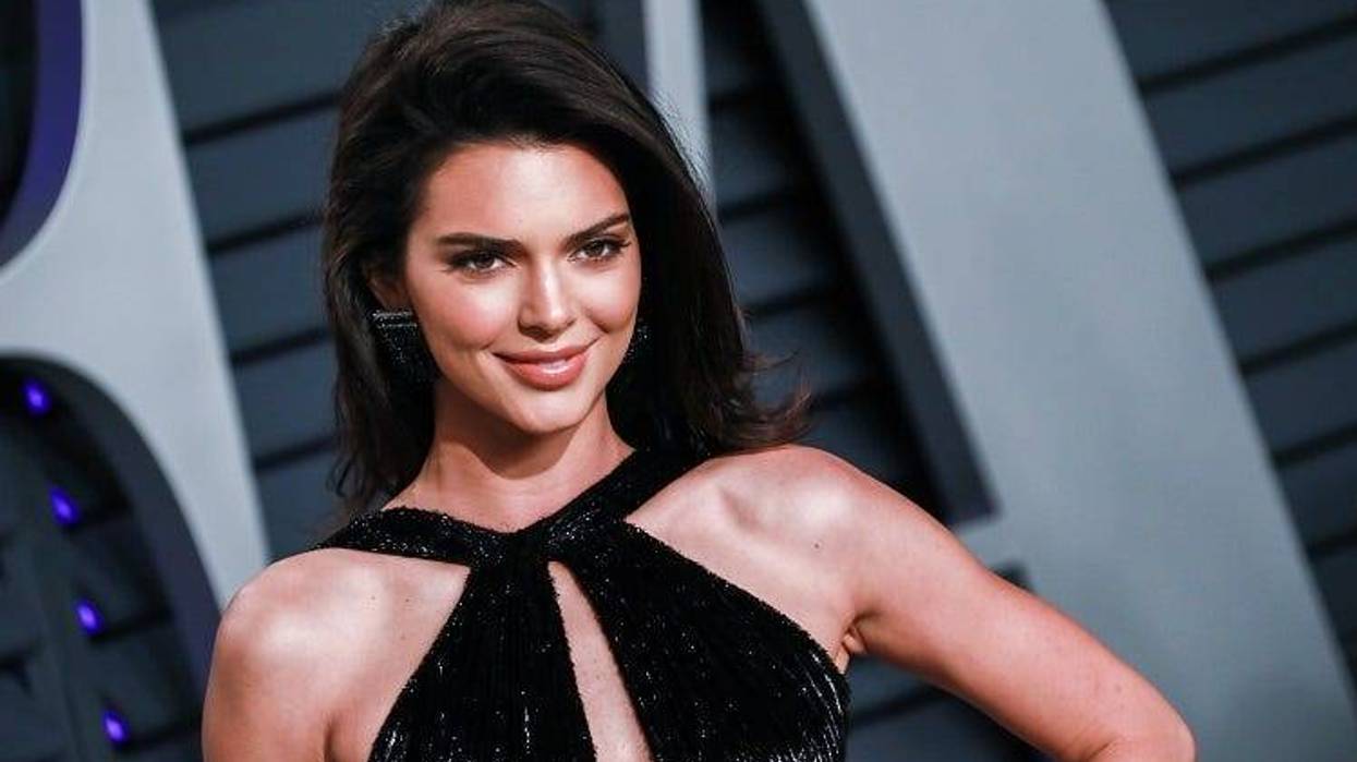 Kendall Jenner walking on the red carpet at the 2019 Vanity Fair Oscar Party held at the Wallis Annenberg Center for the Performing Arts in Beverly Hills, Los Angeles, California, USA on Feb. 24, 2019.