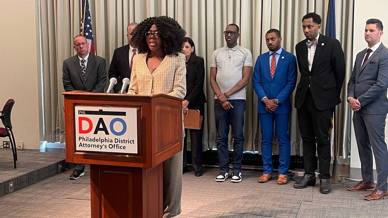 Kendall Stephens, of the district attorney’s LGBTQ Advisory Commitee, urges anyone from the community to report violent crimes to the police.