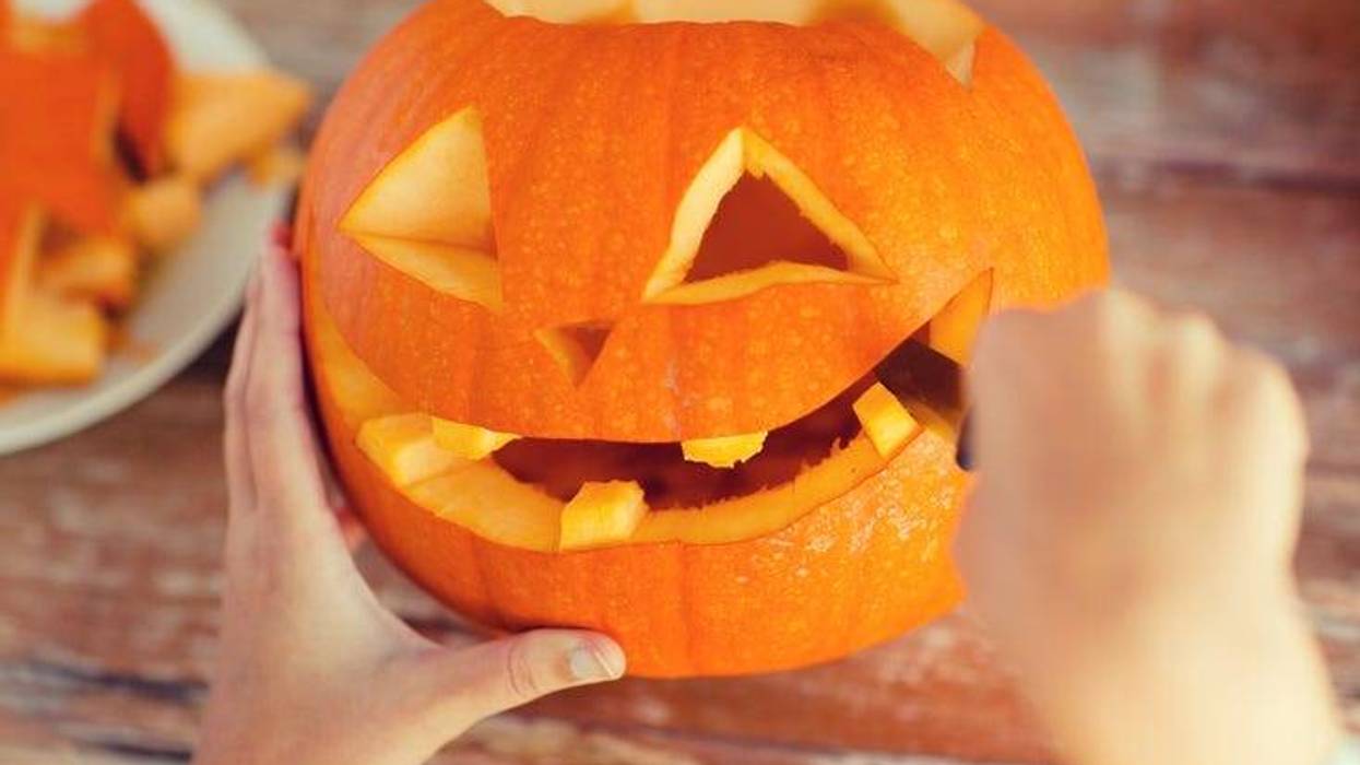 Kendra is Pumpkin Carving Obsessed