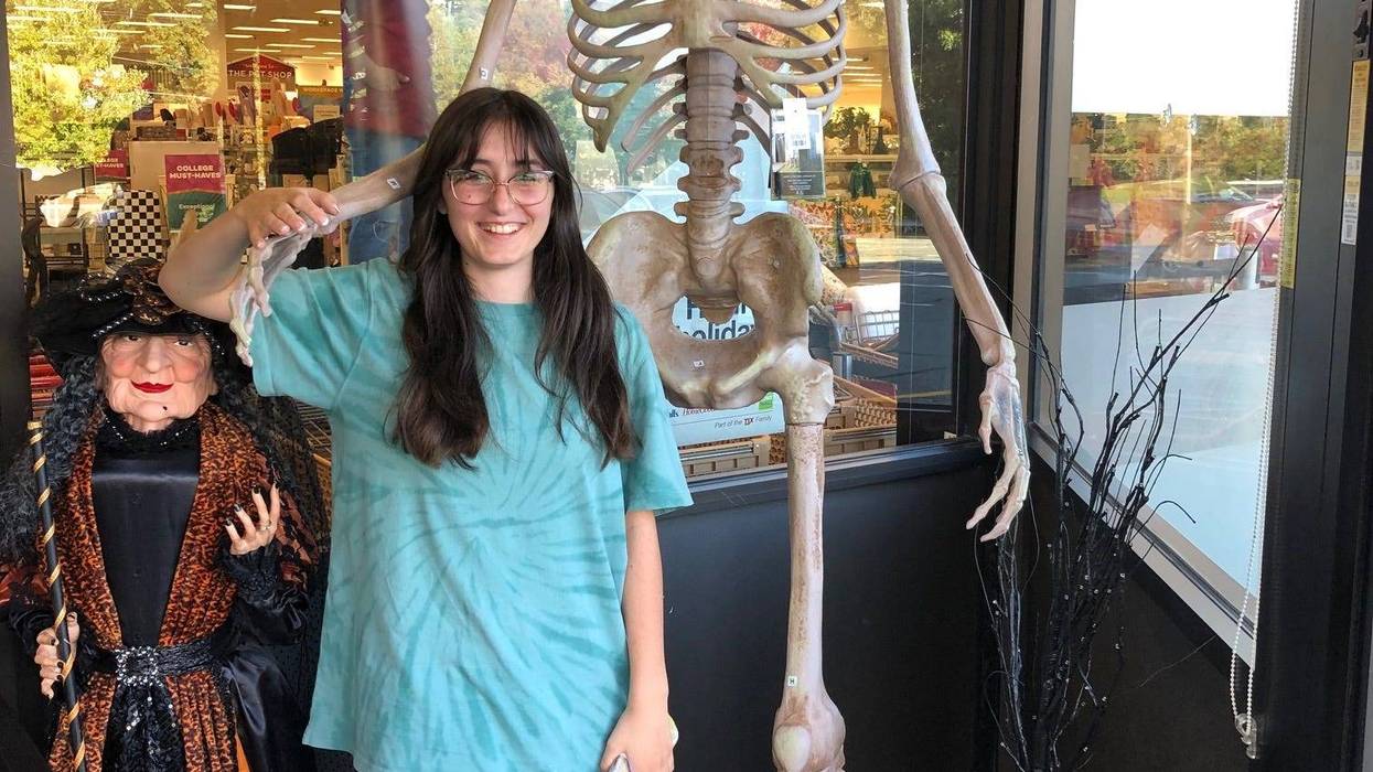 Kendra's Daughter Emma with Skelly