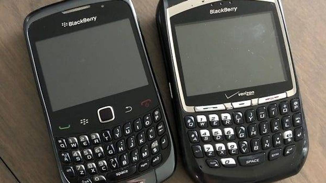 Kendra's Old BlackBerrys