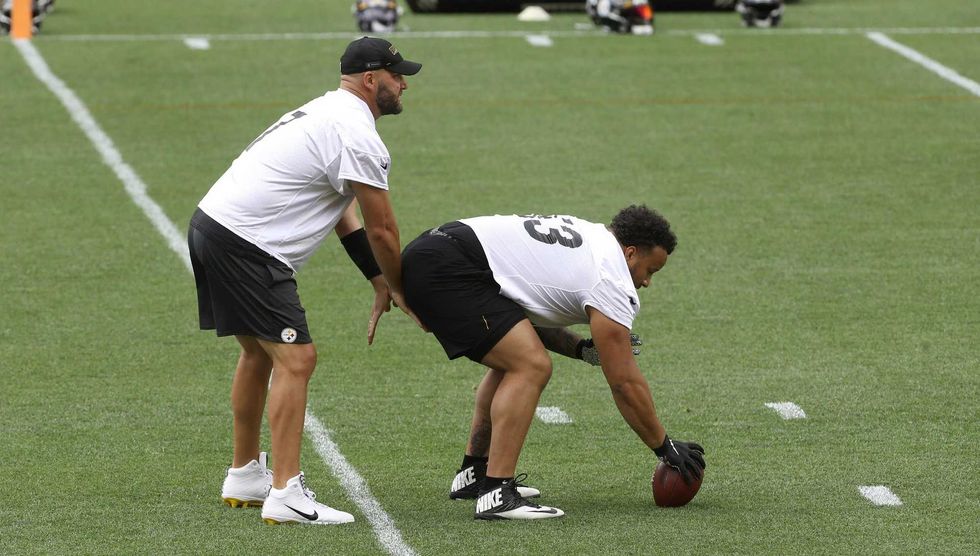 Kendrick Green and Ben Roethlisberger