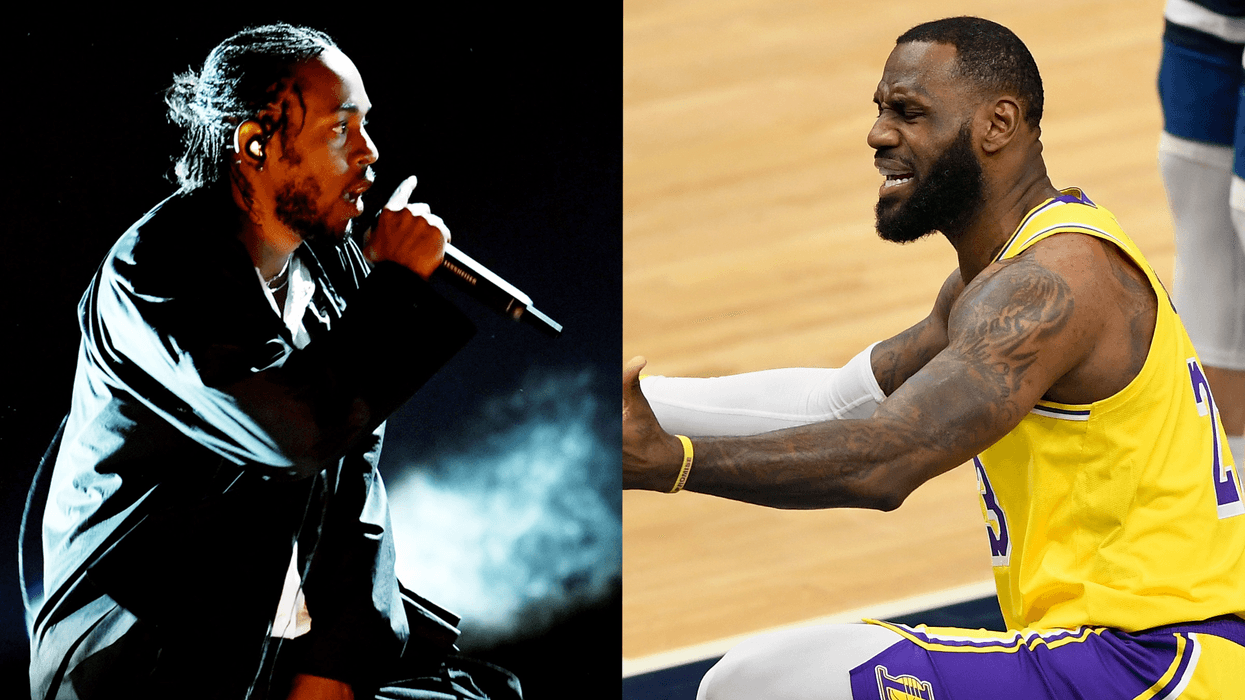 Kendrick Lamar and LeBron James