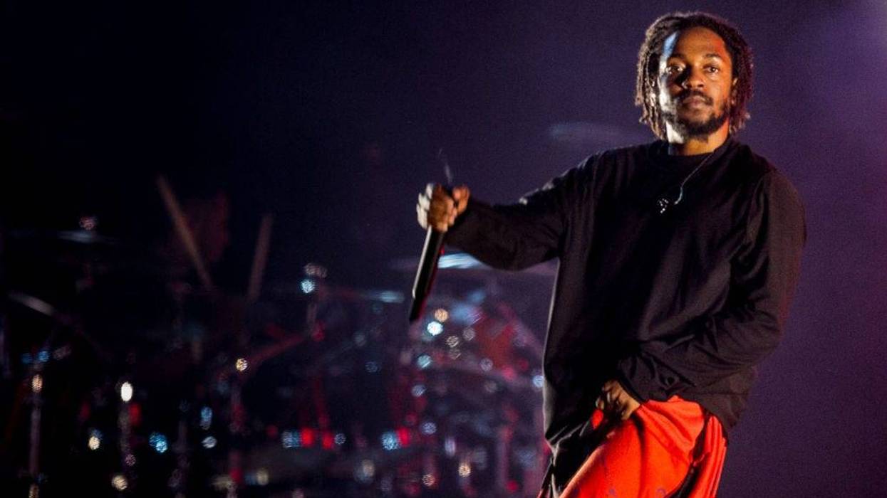 Kendrick Lamar performs during the third day of Lollapalooza Buenos Aires 2019.