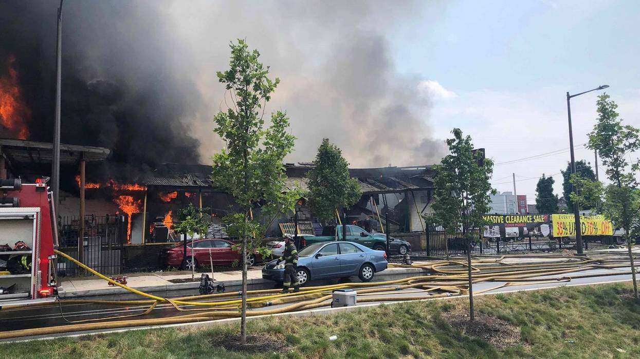 Kensington warehouse fire