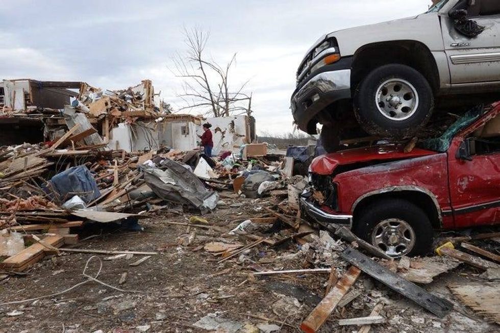 Kentucky tornado devastation