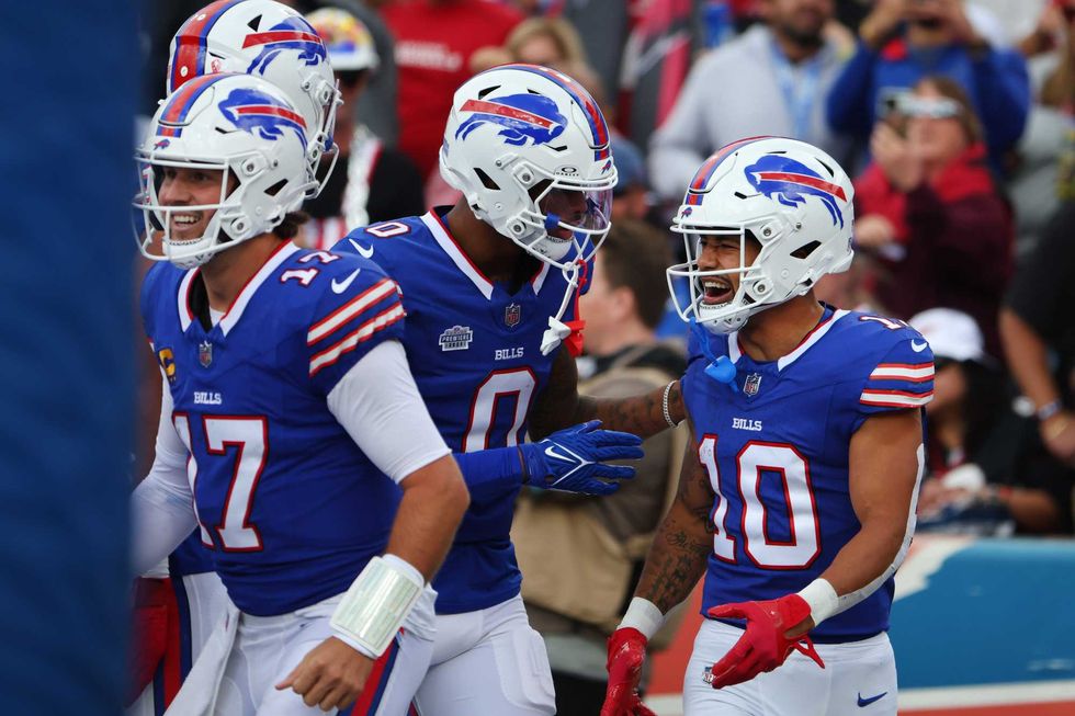 Keon Coleman and Khalil Shakir