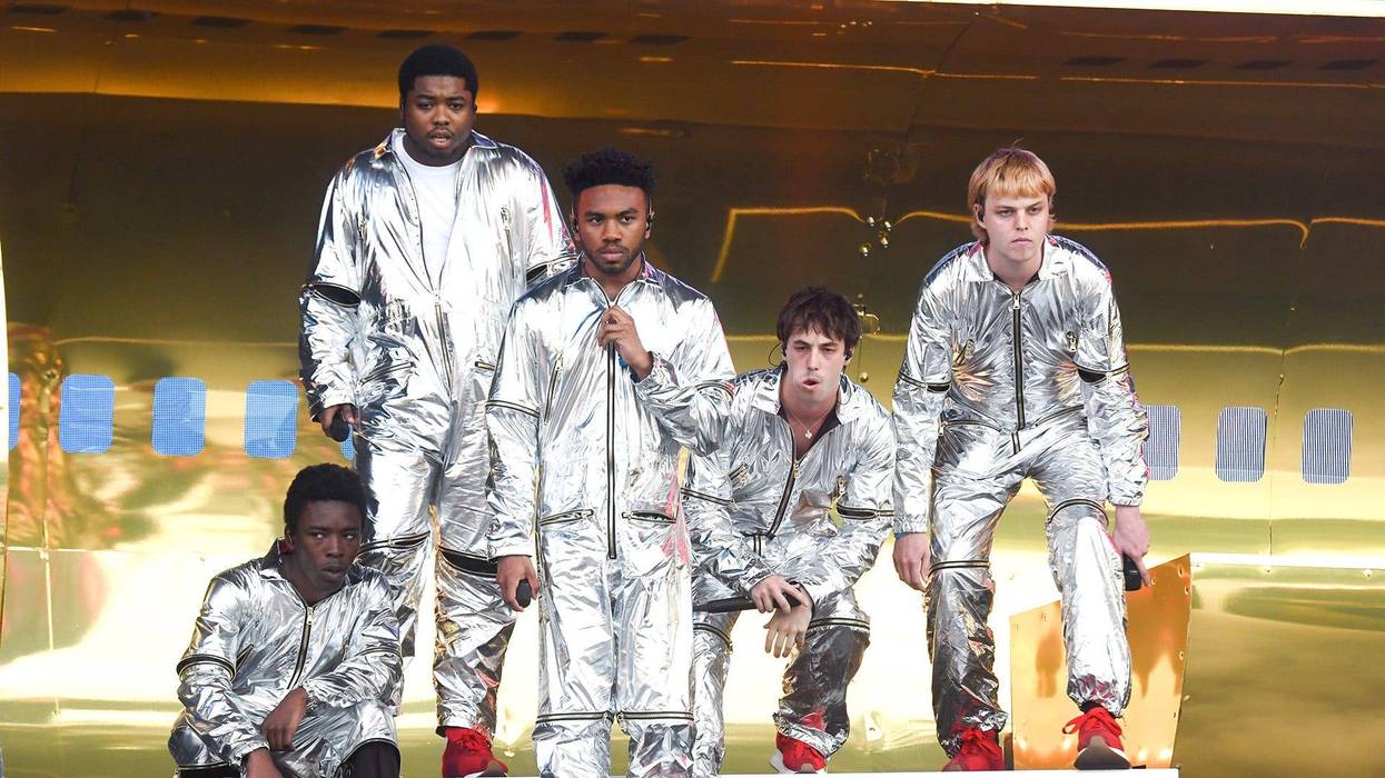 Kevin Abstract, Ameer Vann, Matt Champion, Merlyn Wood, Joba and Dom McLennon of Brockhampton