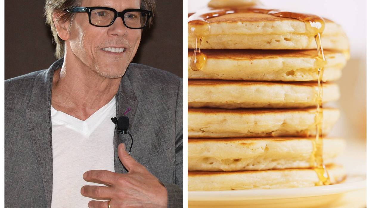 Kevin Bacon, pancakes
