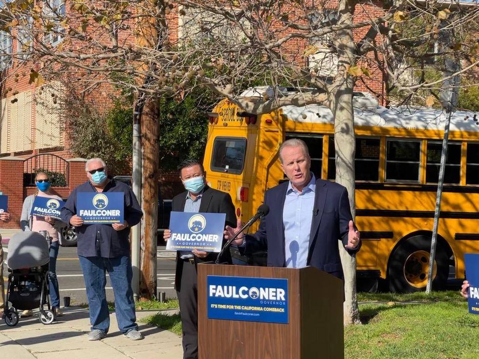 Kevin Faulconer formally announces his candidacy for California