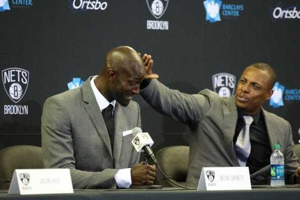Kevin Garnett and Paul Pierce