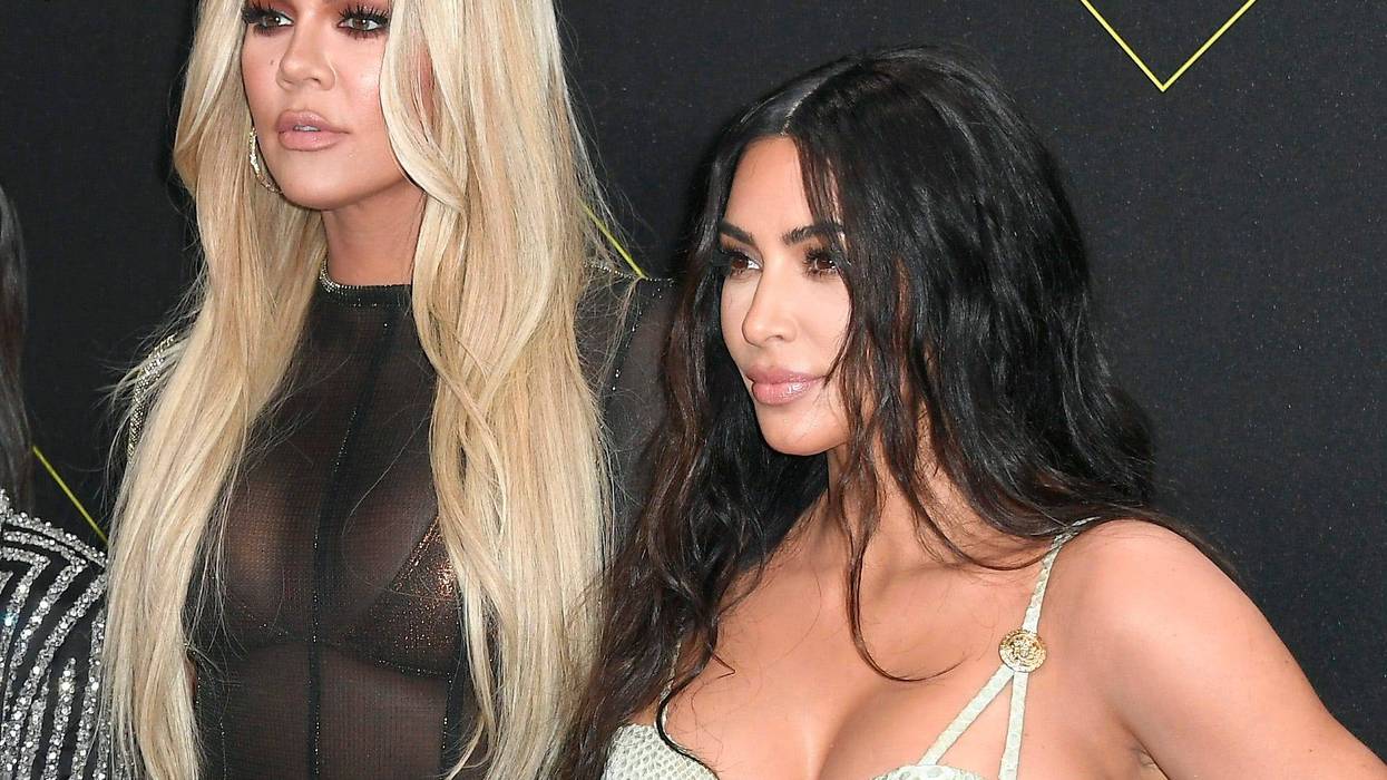 Khloe and Kim Kardashian