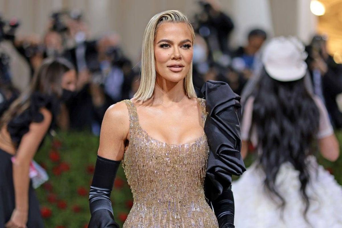 Khloé Kardashian attends The 2022 Met Gala Celebrating "In America: An Anthology of Fashion" at The Metropolitan Museum of Art on May 02, 2022 in New York City.