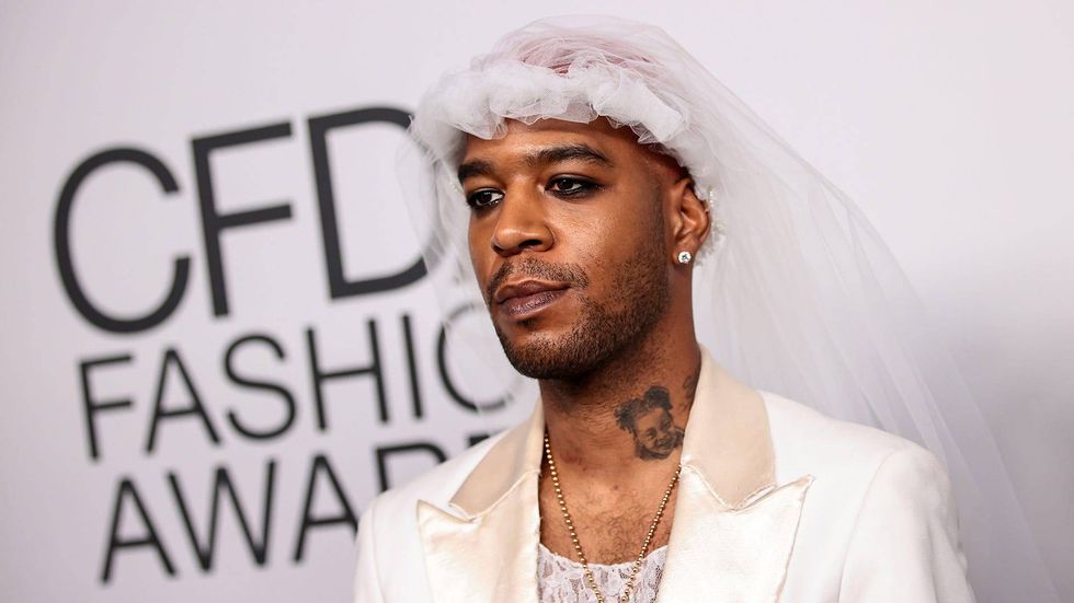 Kid Cudi rocks wedding dress at CFDA fashion awards