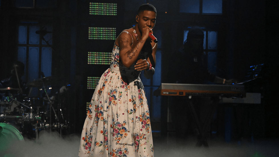 Here's why Kid Cudi was wearing a dress on 'Saturday Night Live'