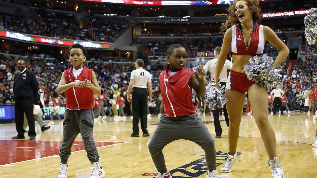 Kid Dancing At An NBA Game