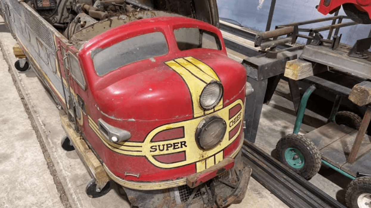 Kiddie train engine
