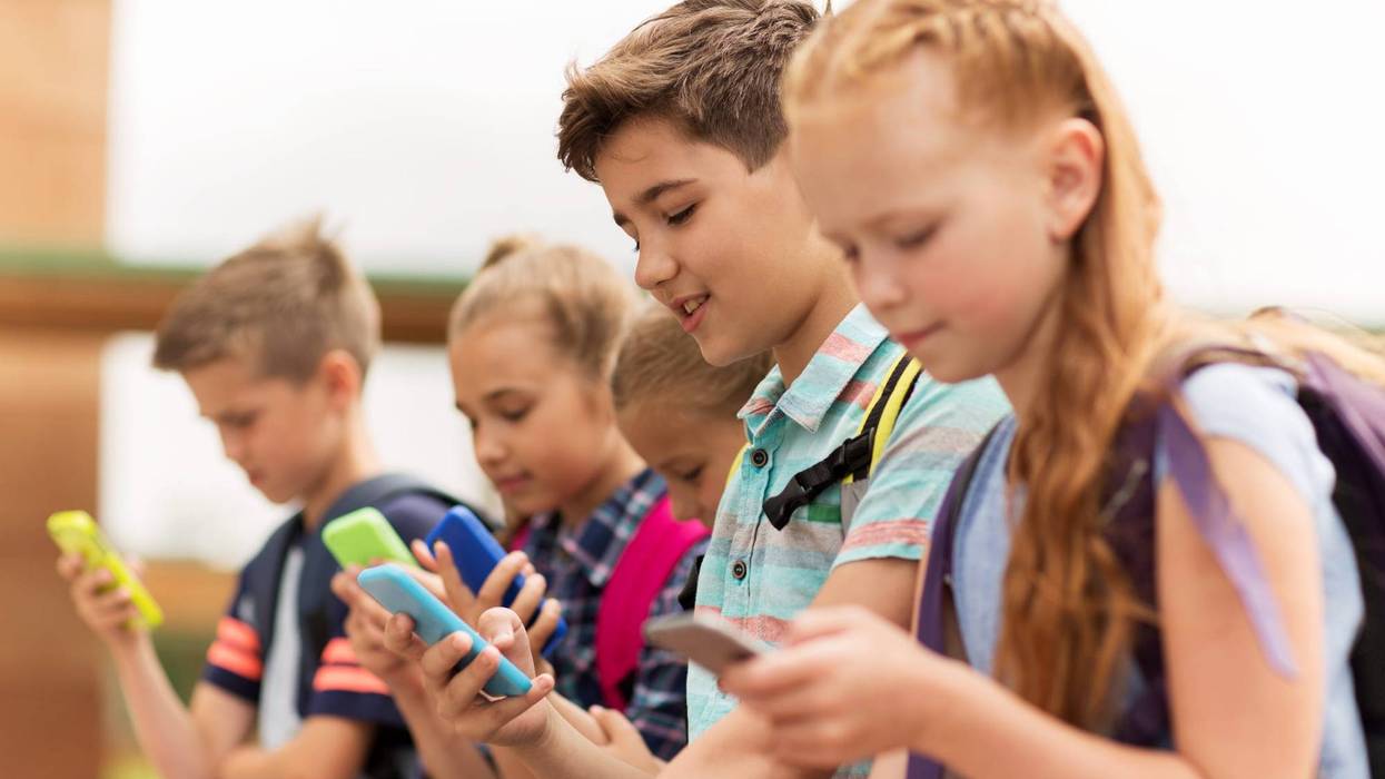 Kids On Phones