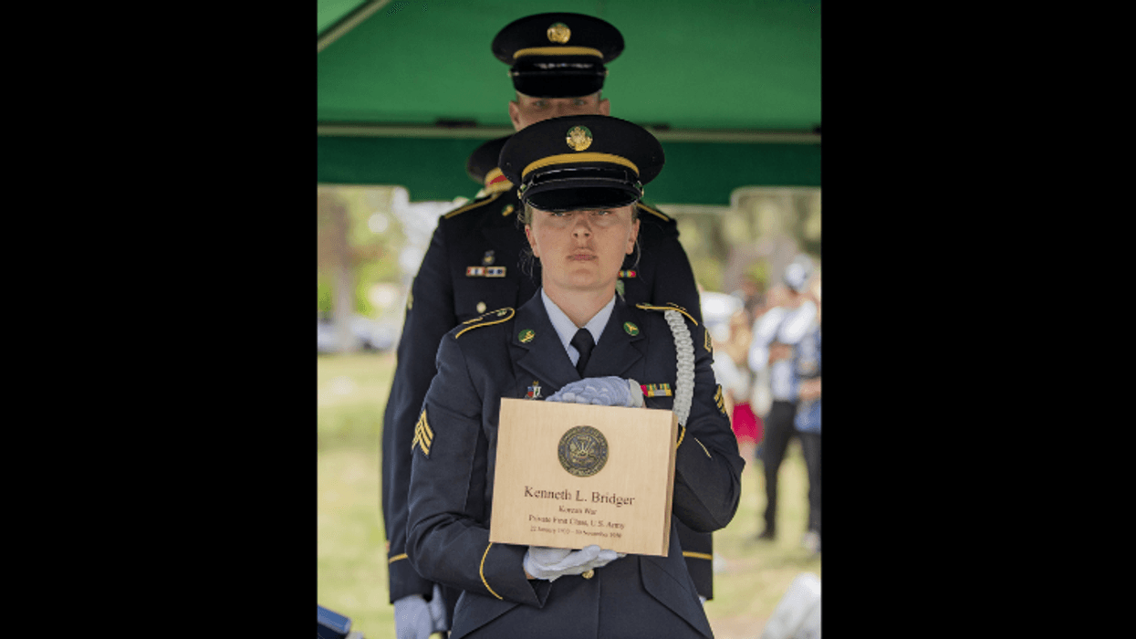 Killed in Korean War, Army Pfc. Bridger finally laid to rest