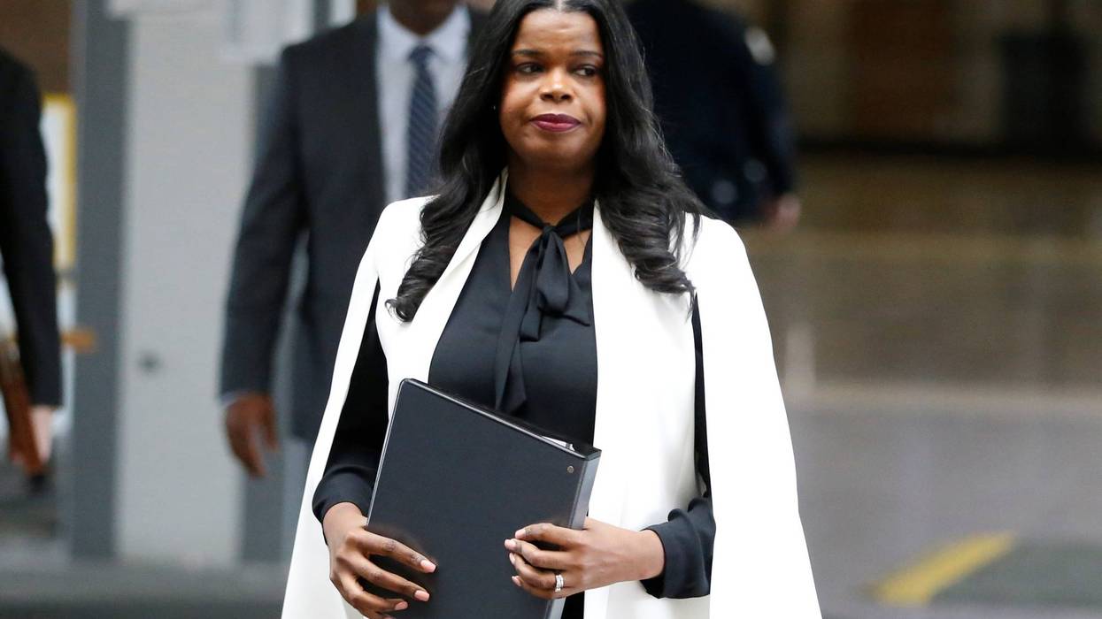 Kim Foxx at courthouse in 2019
