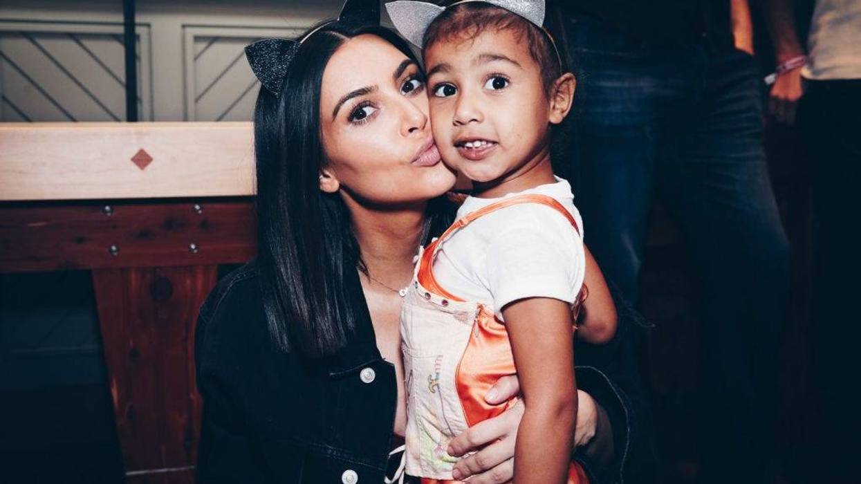 Kim Kardashian and North West