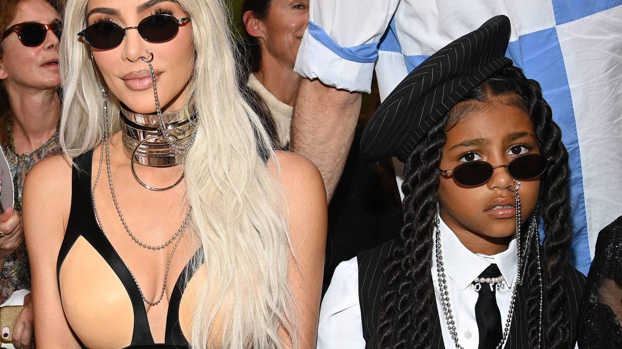 Kim Kardashian and North West