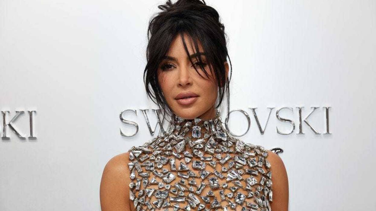 Kim Kardashian attends as Swarovski celebrates SKIMS Collaboration and unveils it's NYC flagship store on November 07, 2023 in New York City.