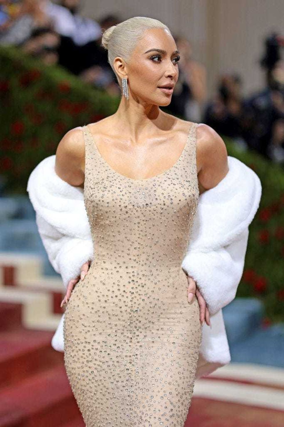 : Kim Kardashian attends The 2022 Met Gala Celebrating "In America: An Anthology of Fashion" at The Metropolitan Museum of Art on May 02, 2022 in New York City. (Photo by Dimitrios Kambouris/Getty Images for The Met Museum/Vogue)