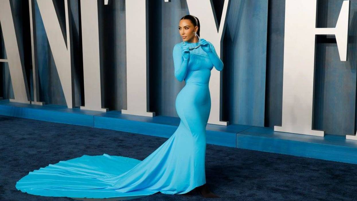 Kim Kardashian attends the 2022 Vanity Fair Oscar Party hosted by Radhika Jones at Wallis Annenberg Center for the Performing Arts on March 27, 2022