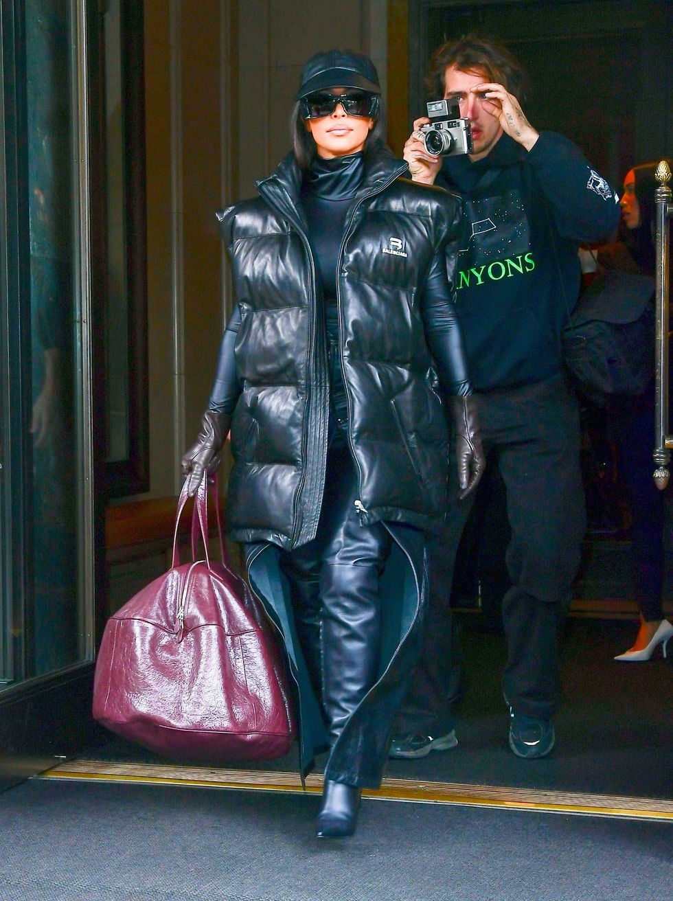 Kim Kardashian is seen walking in midtown on October 6, 2021 in New York City.