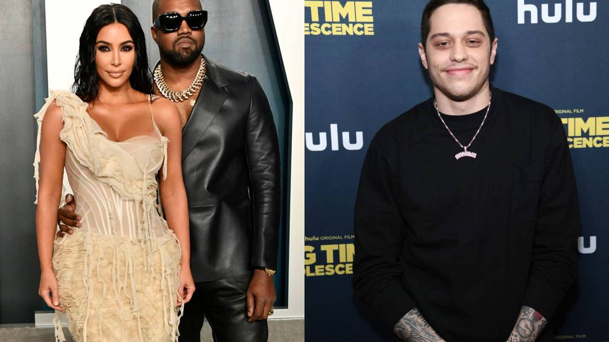 Kim Kardashian, Kanye West, Pete Davidson