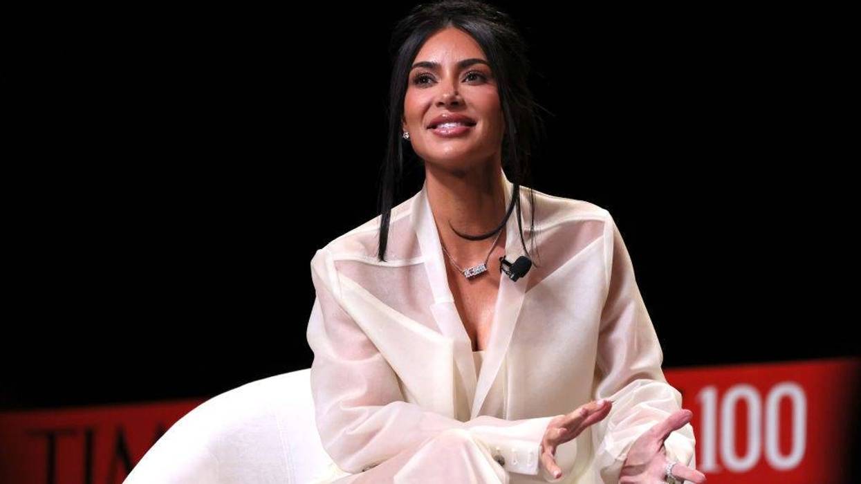 Kim Kardashian speaks onstage at the 2023 TIME100 Summit at Jazz at Lincoln Center on April 25, 2023