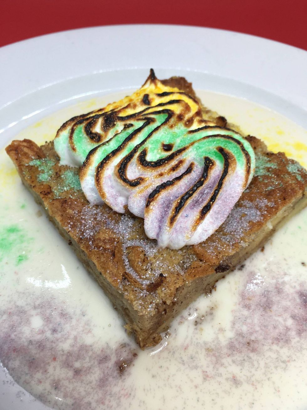 King Cake Bread pudding