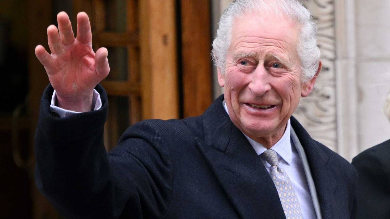 King Charles III leaves The London Clinic on Jan. 29 in London. The King has been receiving treatment for an enlarged prostate, spending three nights at the London Clinic and visited daily by his wife Queen Camilla.