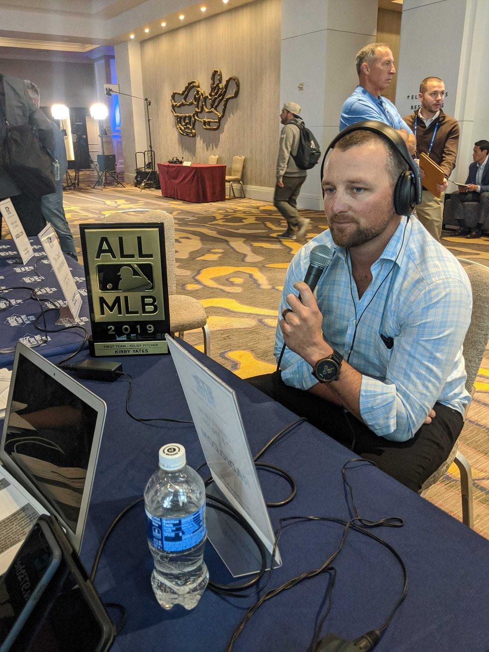 Kirby Yates With Gwynn & Chris
