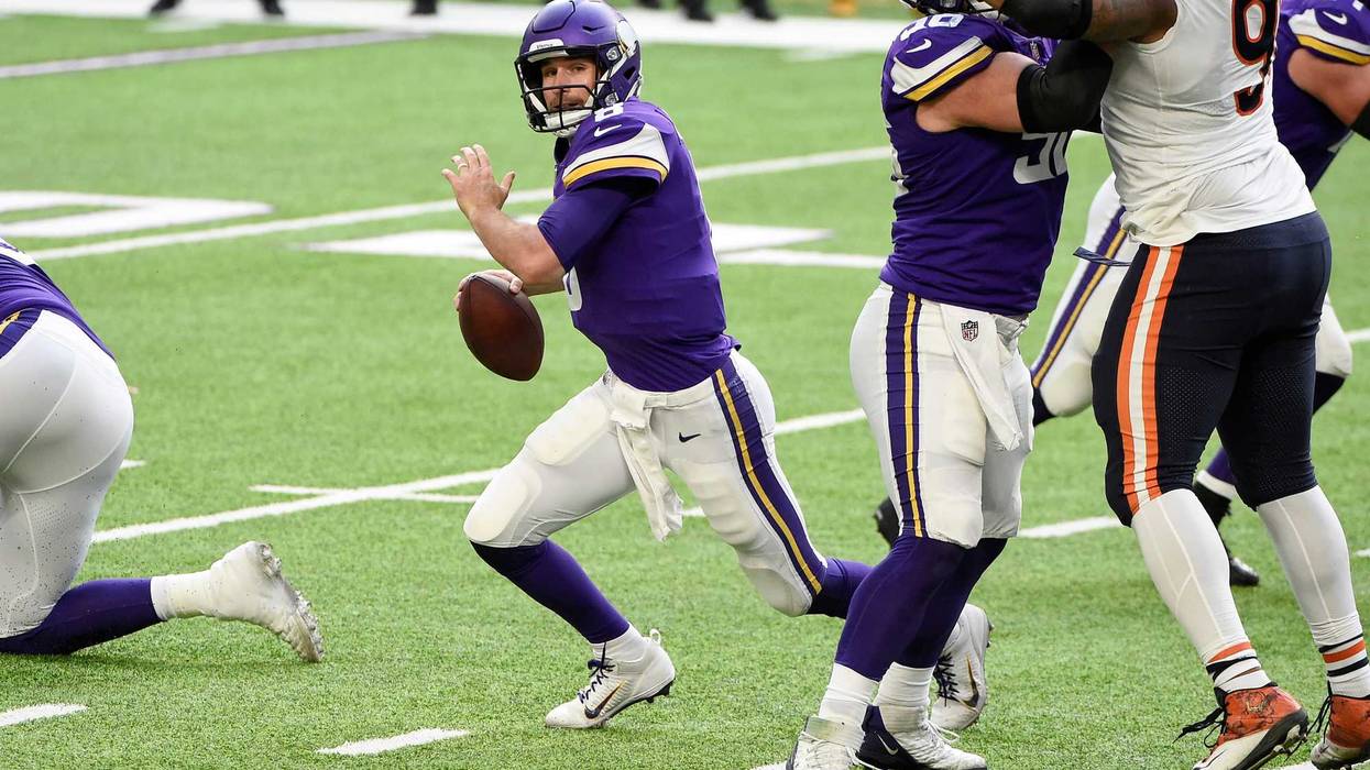 Kirk Cousins #8 of the Minnesota Vikings.