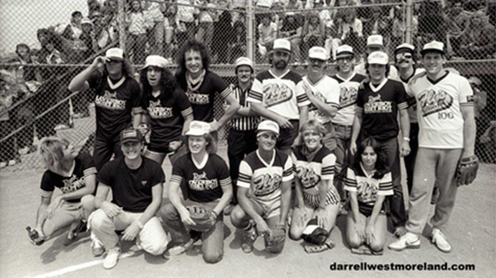 KISW's softball team