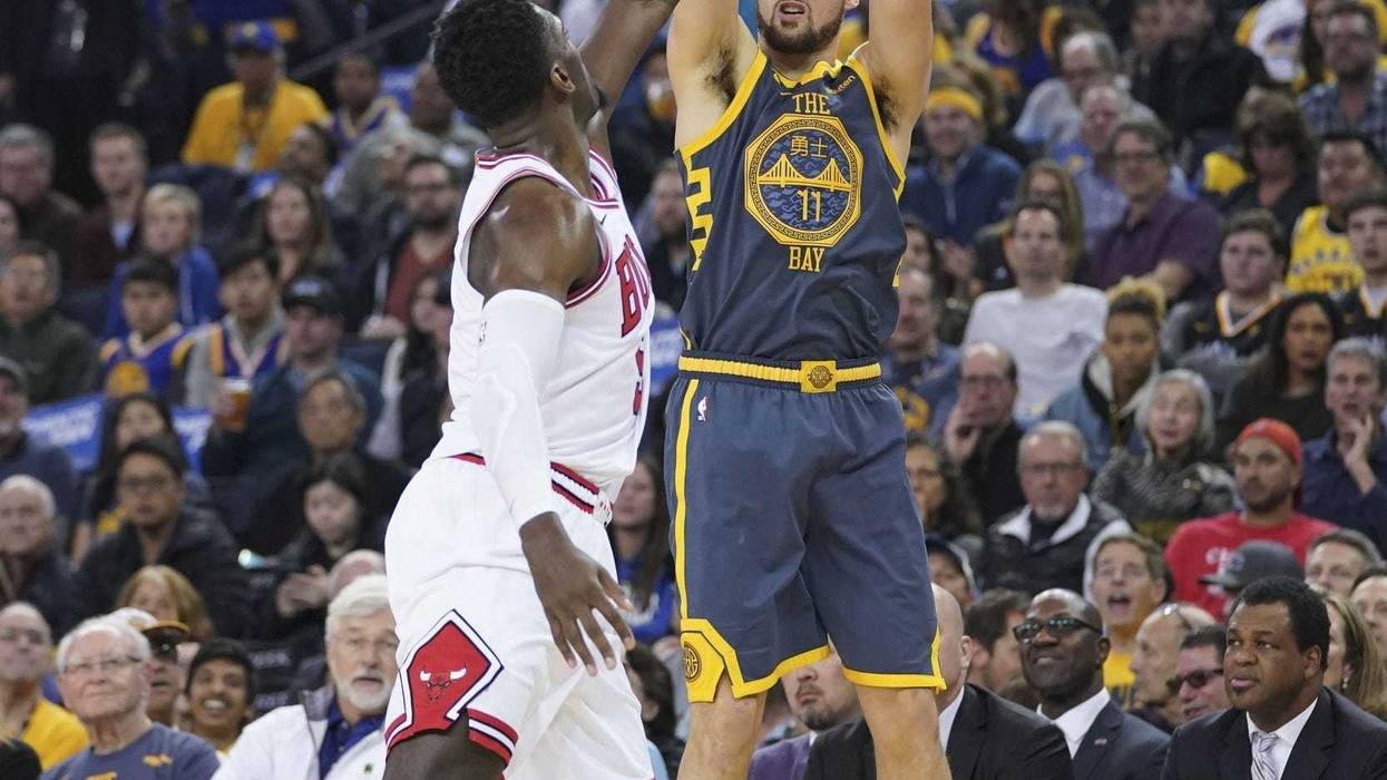 klay warriors bulls