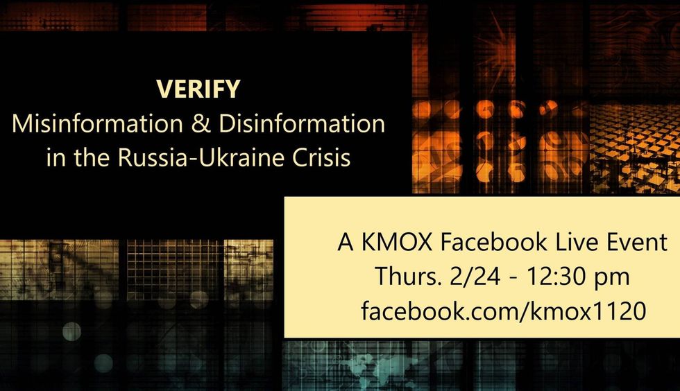 KMOX looks at how to verify information from Russia and Ukraine in facebook live