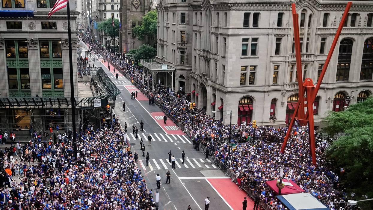 Knicks Championship Parade Basketball 843