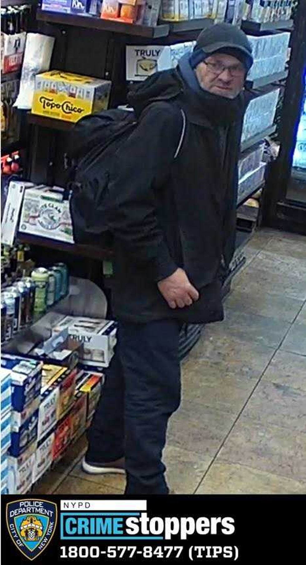 knife-wielding man who is sought in UWS ATTEMPTED ROBBERY