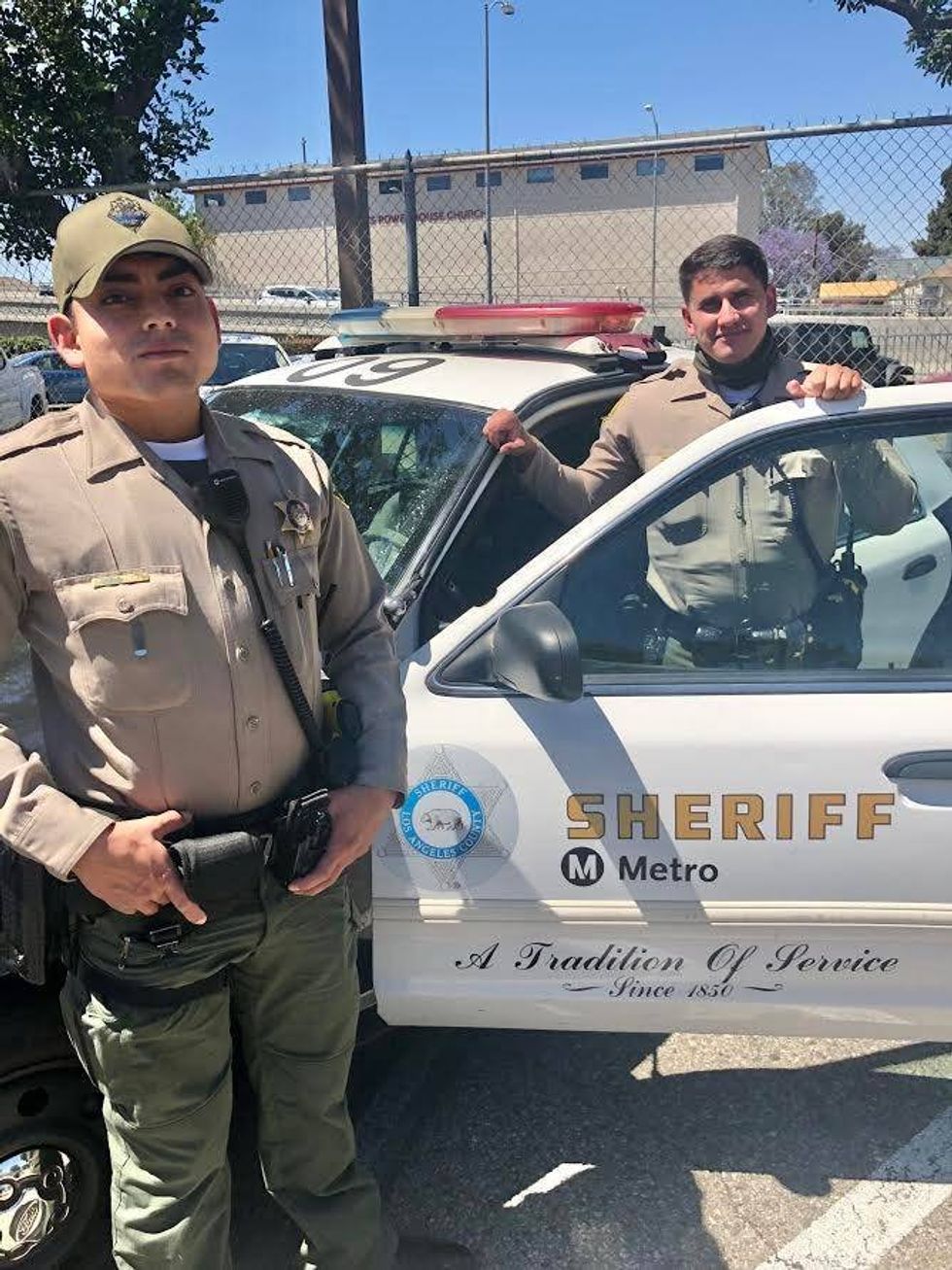 KNX Heroes Deputies Abel Gutierrez & Hector Gonzalez