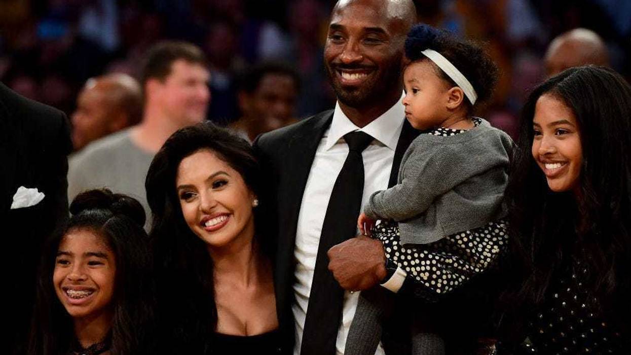 Kobe Bryant and family