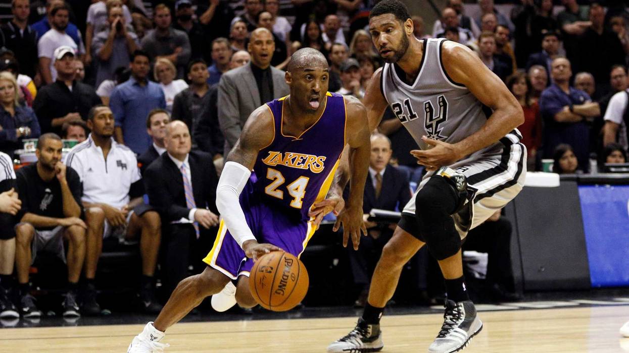 Kobe Bryant and Tim Duncan
