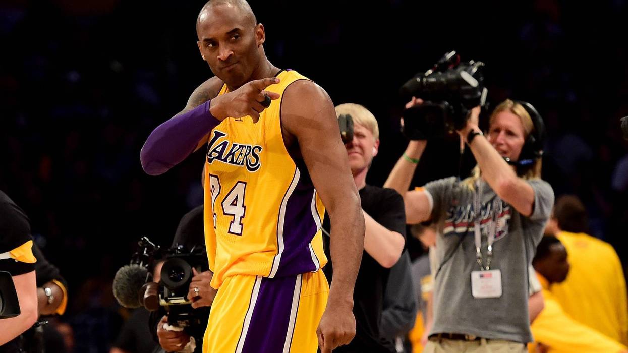 kobe bryant during basketball game